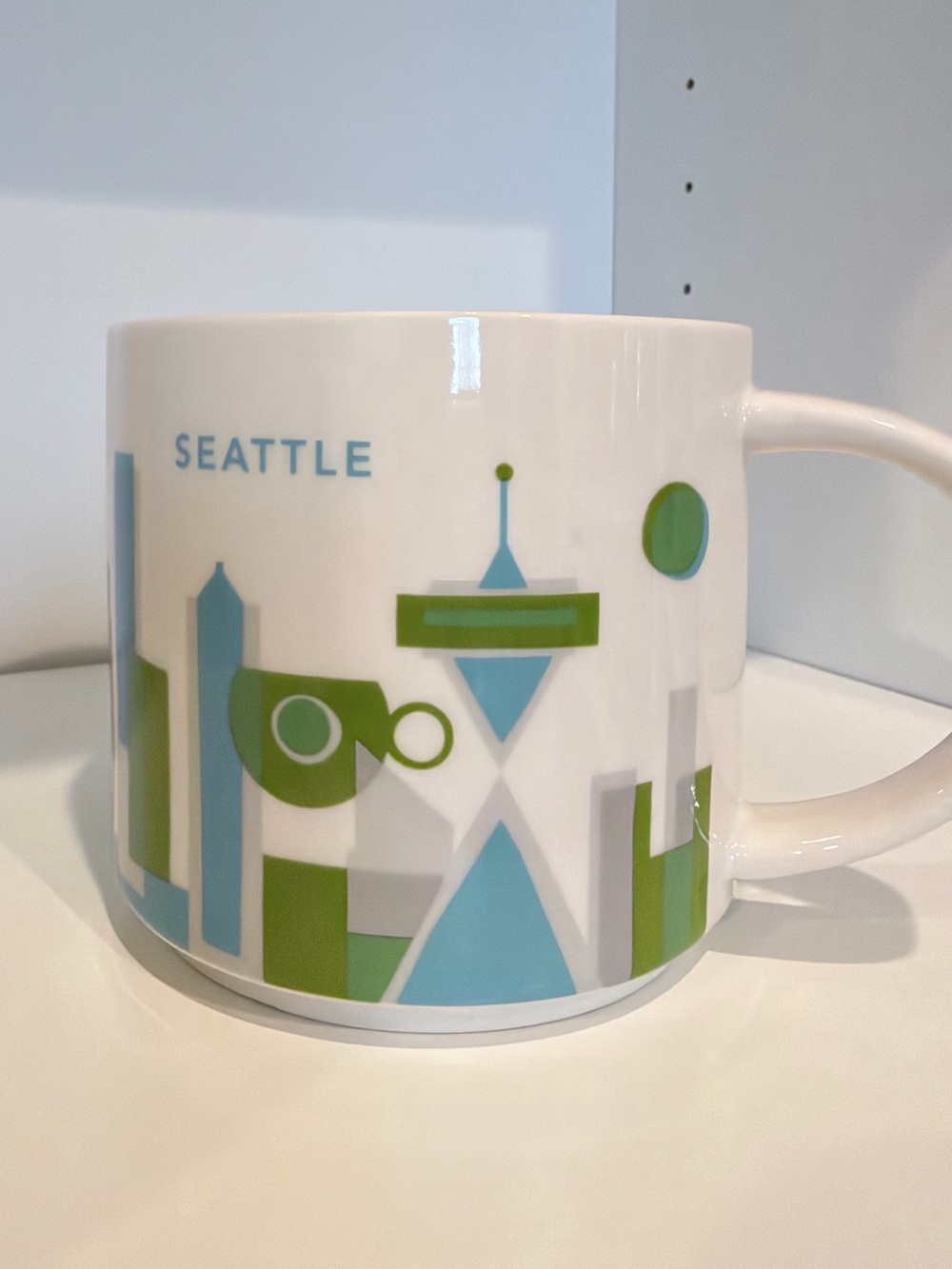 Starbucks Seattle You Are Here Collection 14 oz Space Needle Coffee Mug